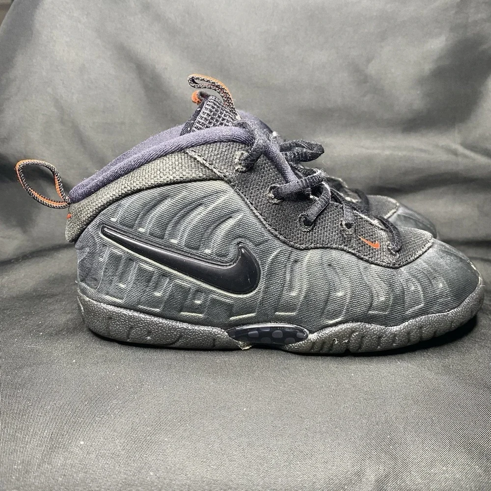 Nike Little Posite Pro TD 843769-300 Sequoia Black Toddler 10C EUR 27